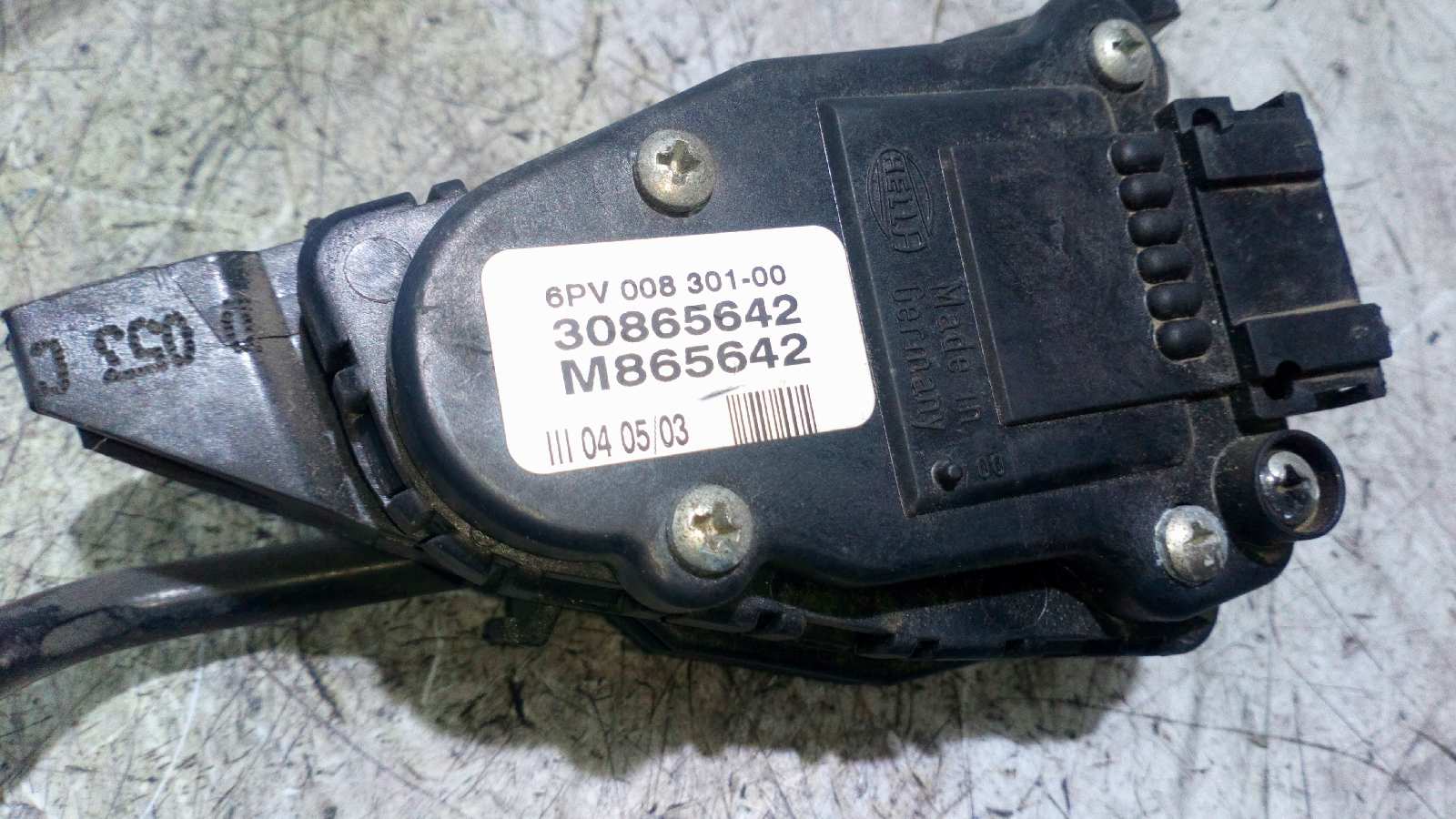 POTENCIOMETRO PEDAL VOLVO S40 BERLINA - vista 3