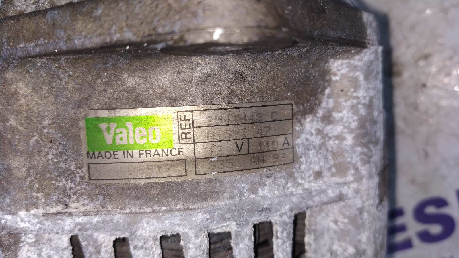 ALTERNADOR RENAULT 19 HATCHBACK (B/C53) - vista 6