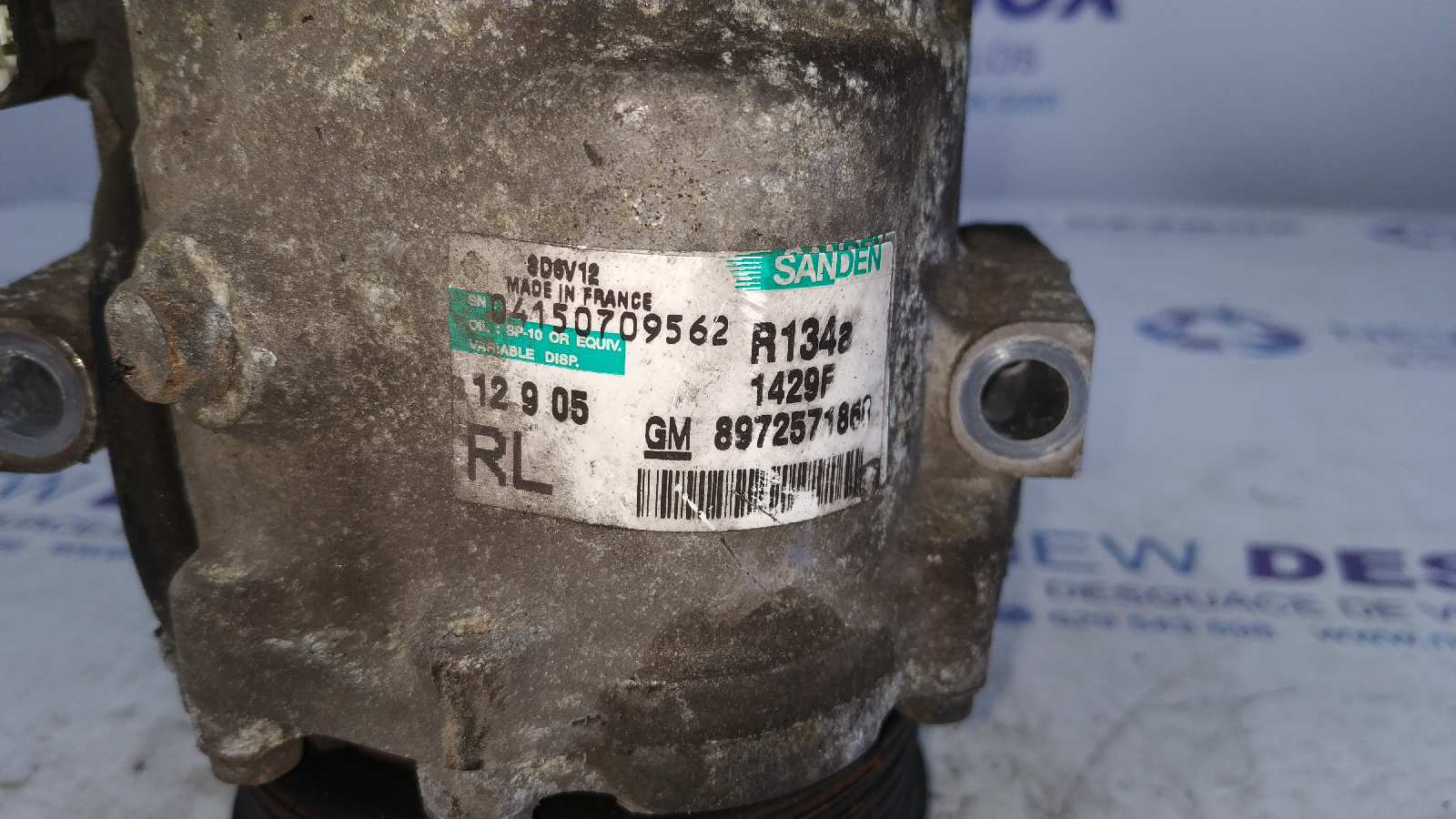 COMPRESOR AIRE ACONDICIONADO OPEL COMBO (CORSA C) - vista 5