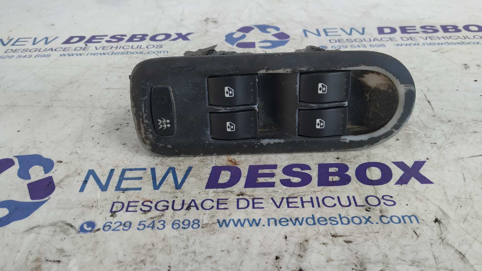 MANDO ELEVALUNAS DELANTERO IZQUIERDO RENAULT MEGANE II FAMILIAR