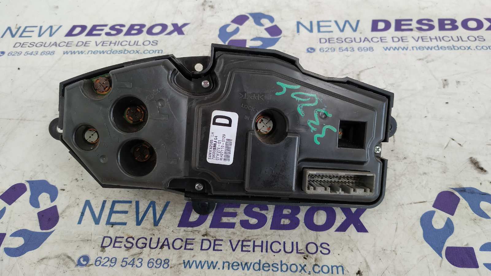 MANDO CLIMATIZADOR HONDA CIVIC BERLINA 5 (FK) - vista 2