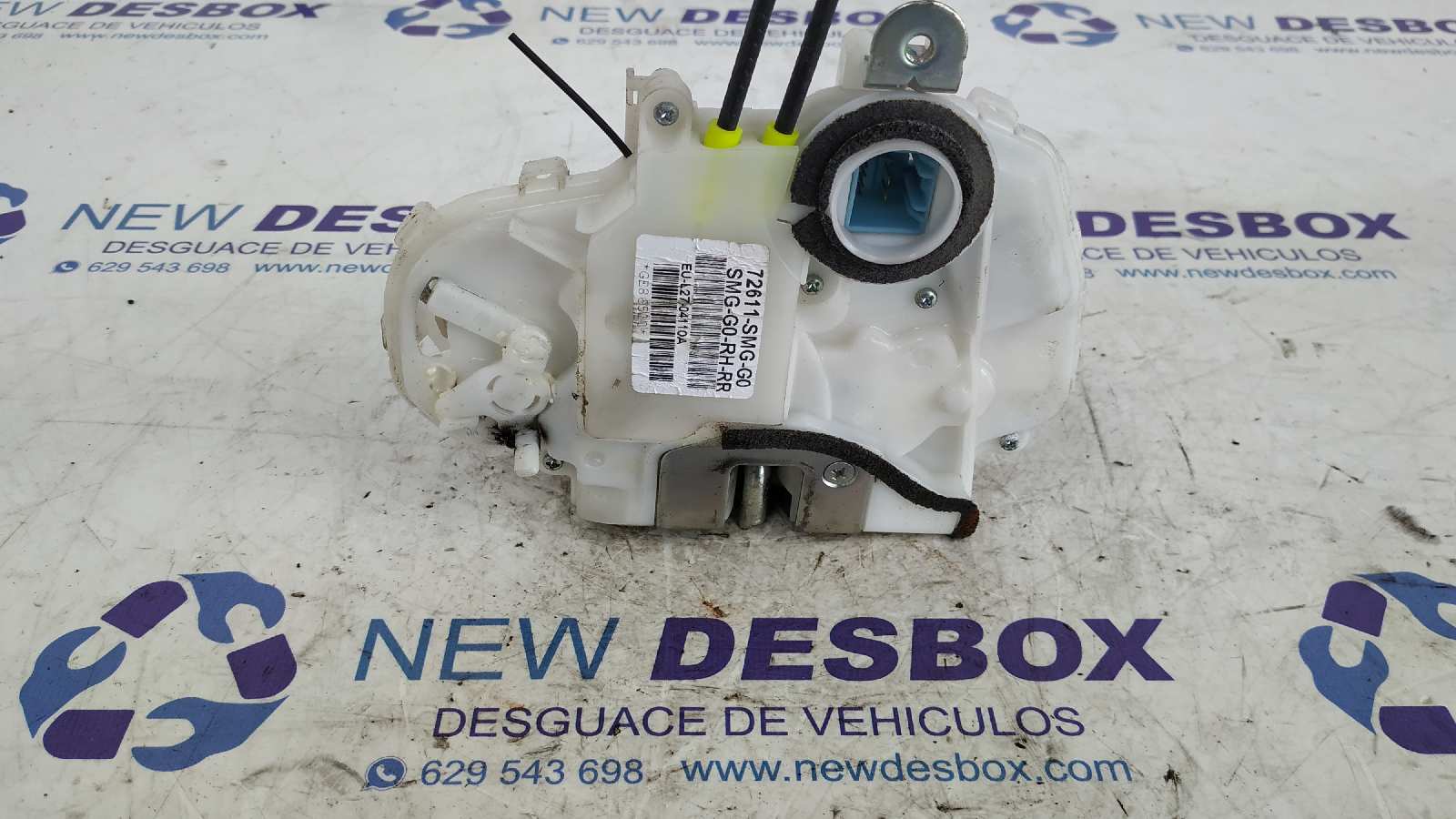 CERRADURA PUERTA TRASERA DERECHA HONDA CIVIC BERLINA 5 (FK) - vista 3