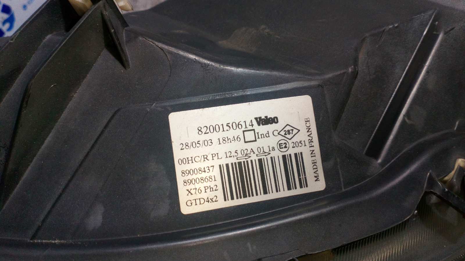 FARO IZQUIERDO RENAULT KANGOO (F/KC0) - vista 3