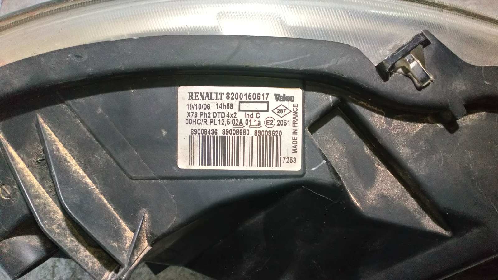 FARO DERECHO RENAULT KANGOO (F/KC0) - vista 3