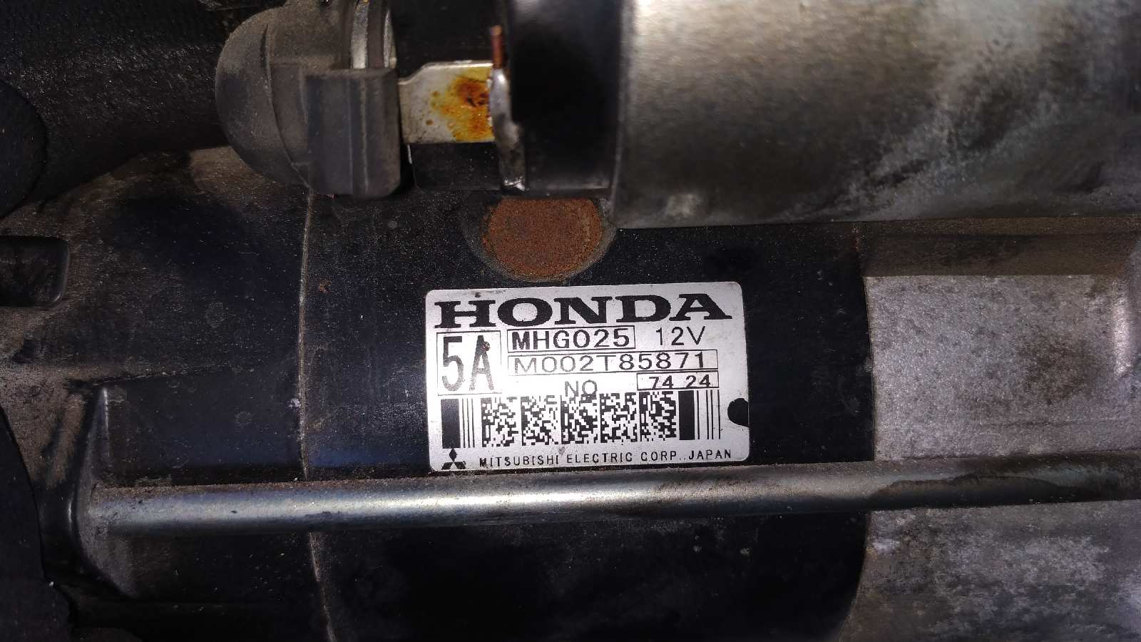 MOTOR ARRANQUE HONDA CIVIC BERLINA 5 (FK) - vista 5