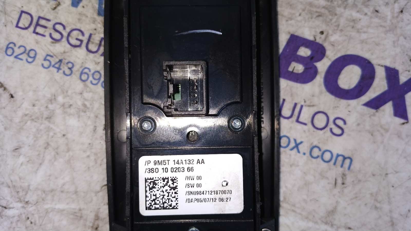 MANDO ELEVALUNAS DELANTERO IZQUIERDO FORD KUGA (CBS) - vista 3