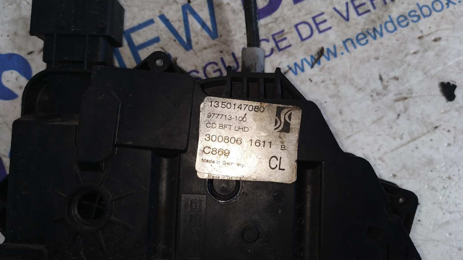 CERRADURA PUERTA DELANTERA DERECHA FIAT DUCATO CAJA ABEIRTA 33 (06.2006 =>) - vista 3