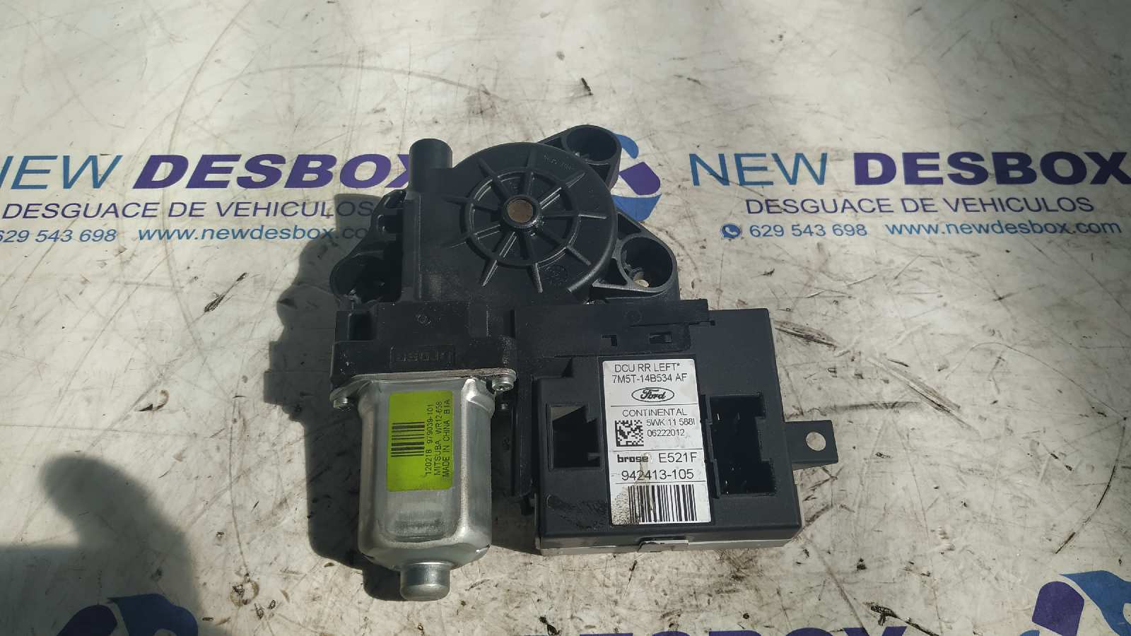 MOTOR ELEVALUNAS TRASERO IZQUIERDO FORD KUGA (CBS)