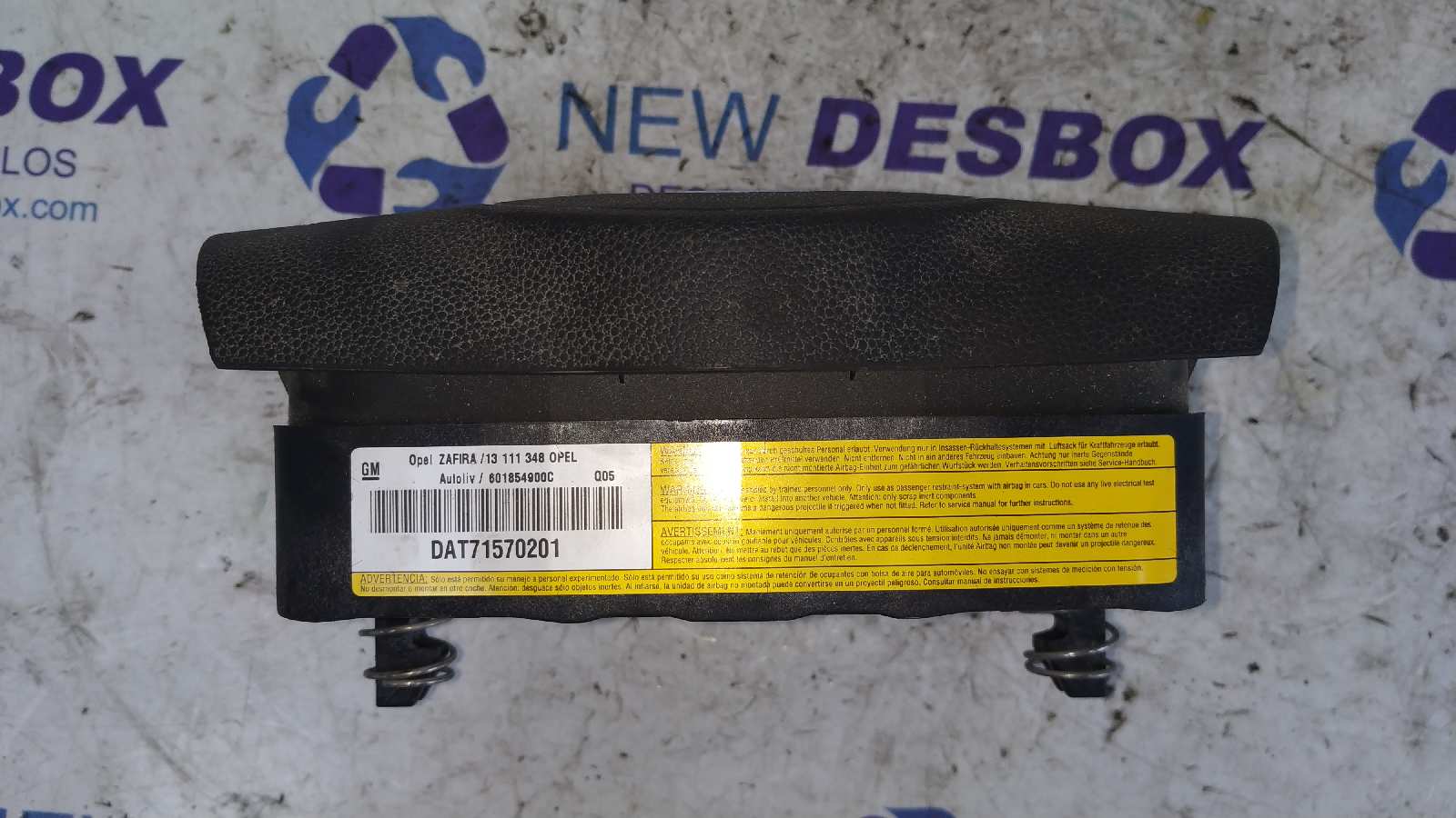 AIRBAG DELANTERO IZQUIERDO OPEL ZAFIRA B - vista 2