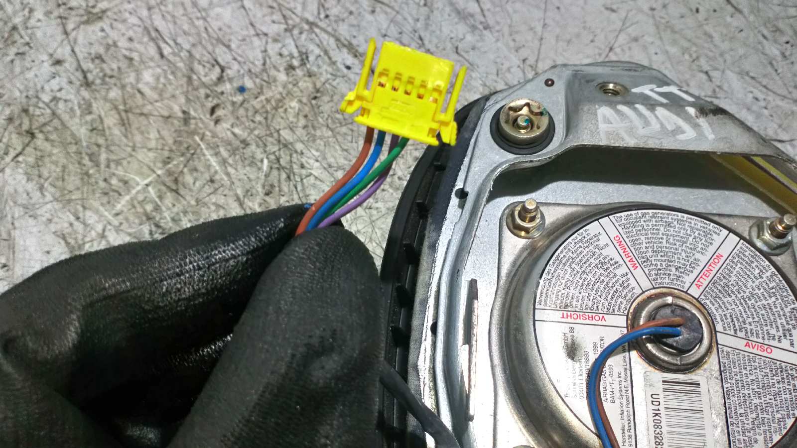 AIRBAG DELANTERO IZQUIERDO AUDI TT (8N3/8N9) - vista 3