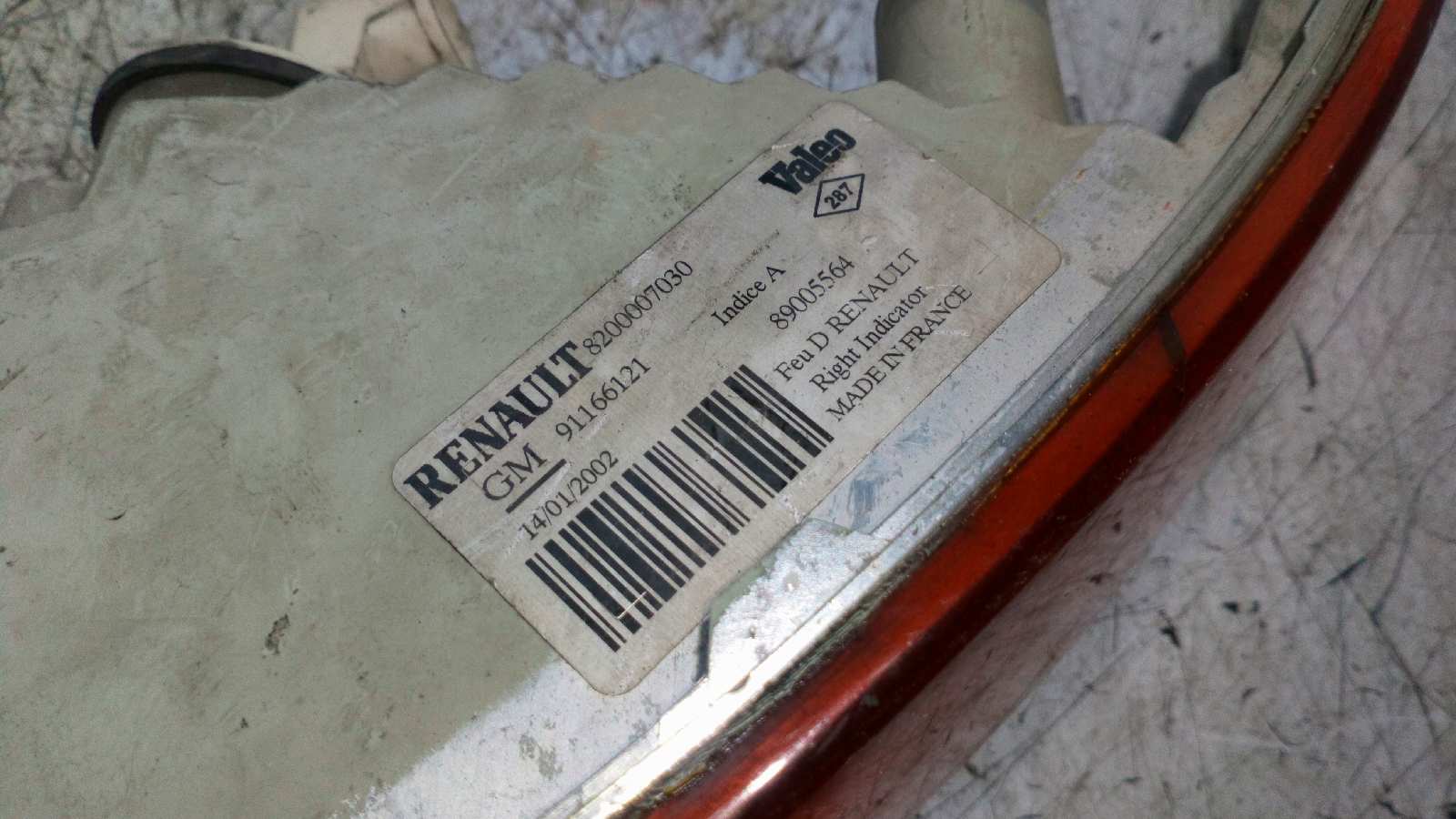 PILOTO DELANTERO DERECHO RENAULT TRAFIC CAJA CERRADA (AB 4.01) - vista 2