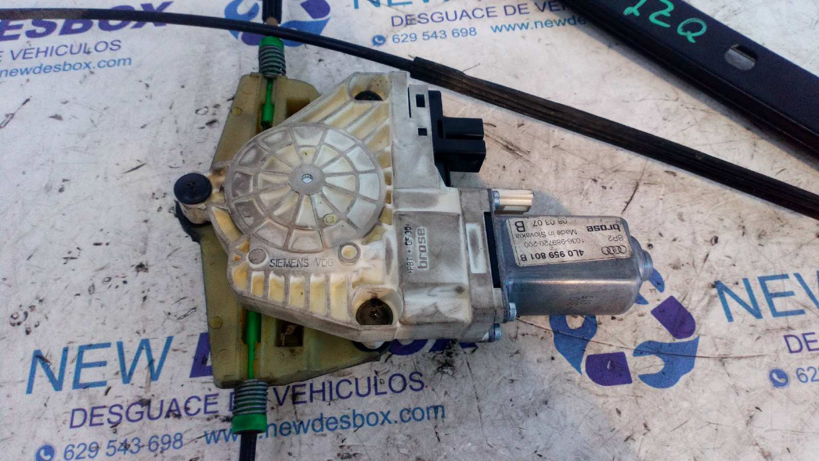 ELEVALUNAS DELANTERO IZQUIERDO AUDI Q7 (4L) - vista 4