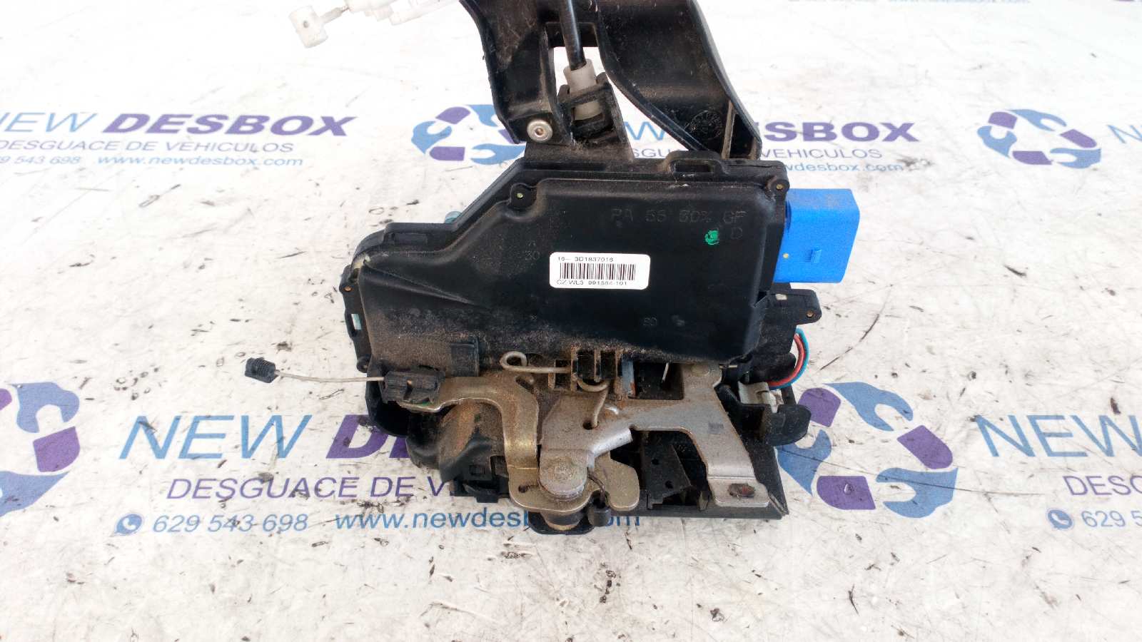 CERRADURA PUERTA DELANTERA DERECHA VOLKSWAGEN TOUAREG (7LA) - vista 6