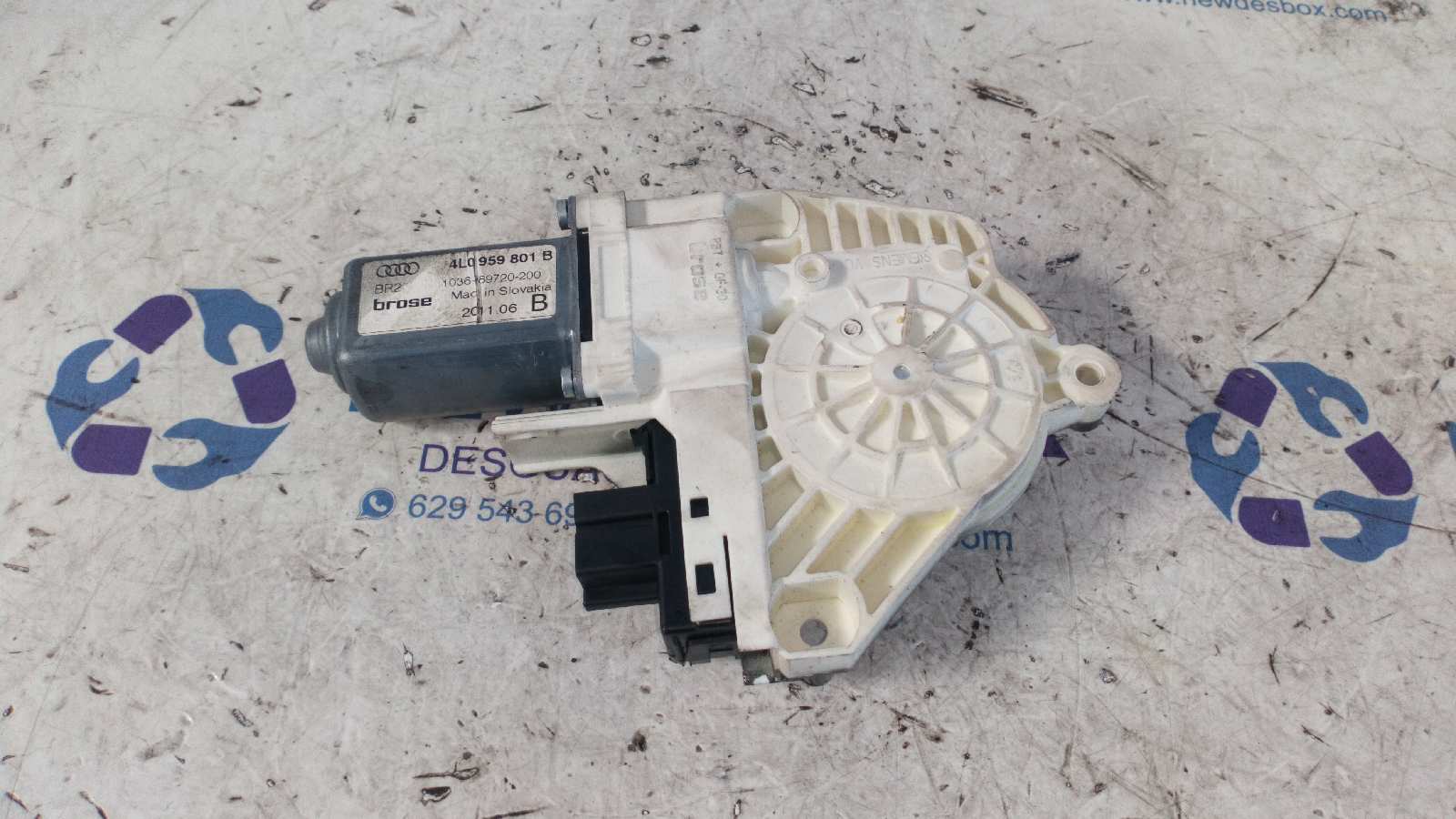 MOTOR ELEVALUNAS TRASERO IZQUIERDO AUDI Q7 (4L)
