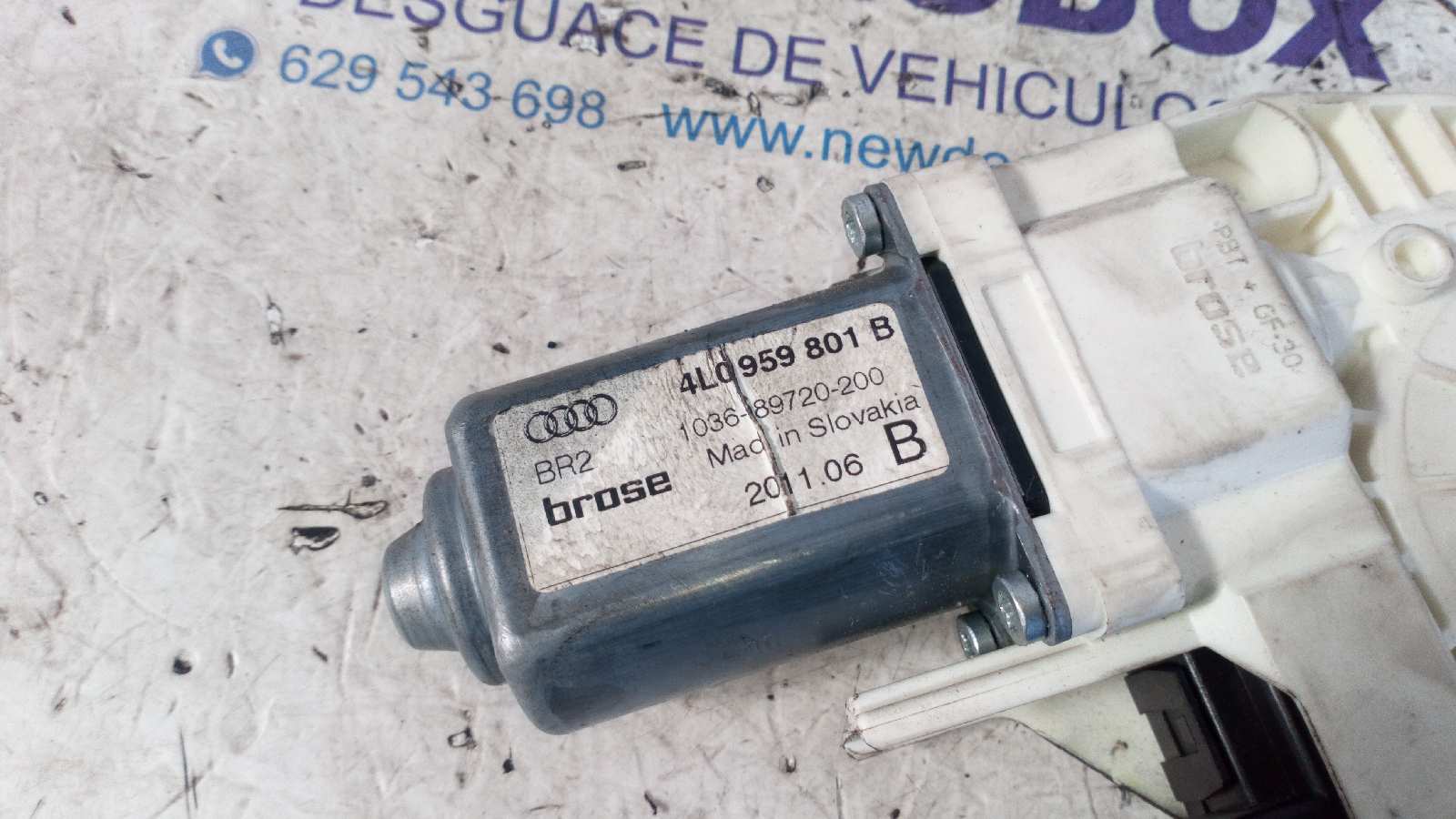 MOTOR ELEVALUNAS TRASERO IZQUIERDO AUDI Q7 (4L) - vista 2