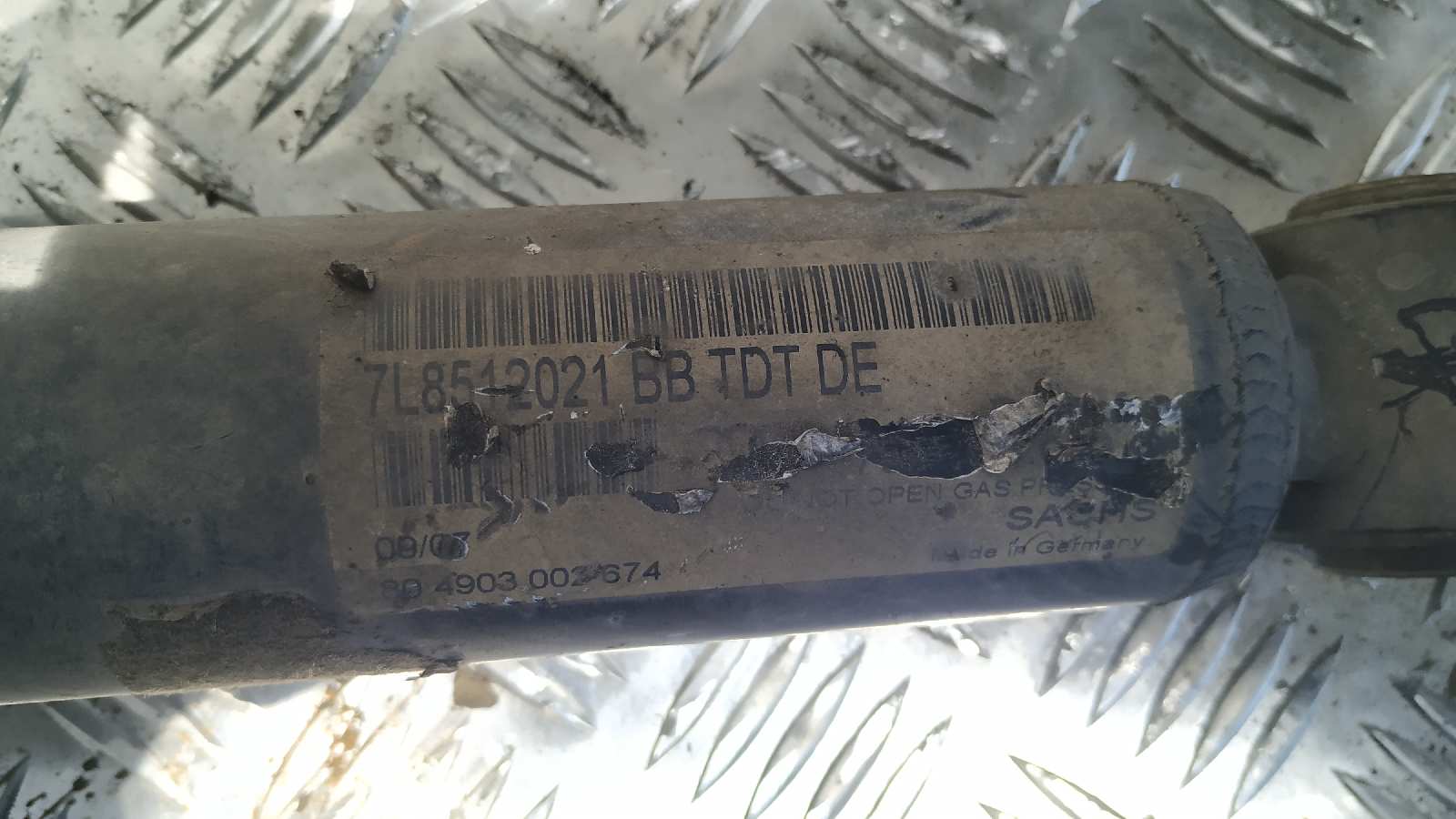 AMORTIGUADOR DELANTERO IZQUIERDO AUDI Q7 (4L) - vista 2