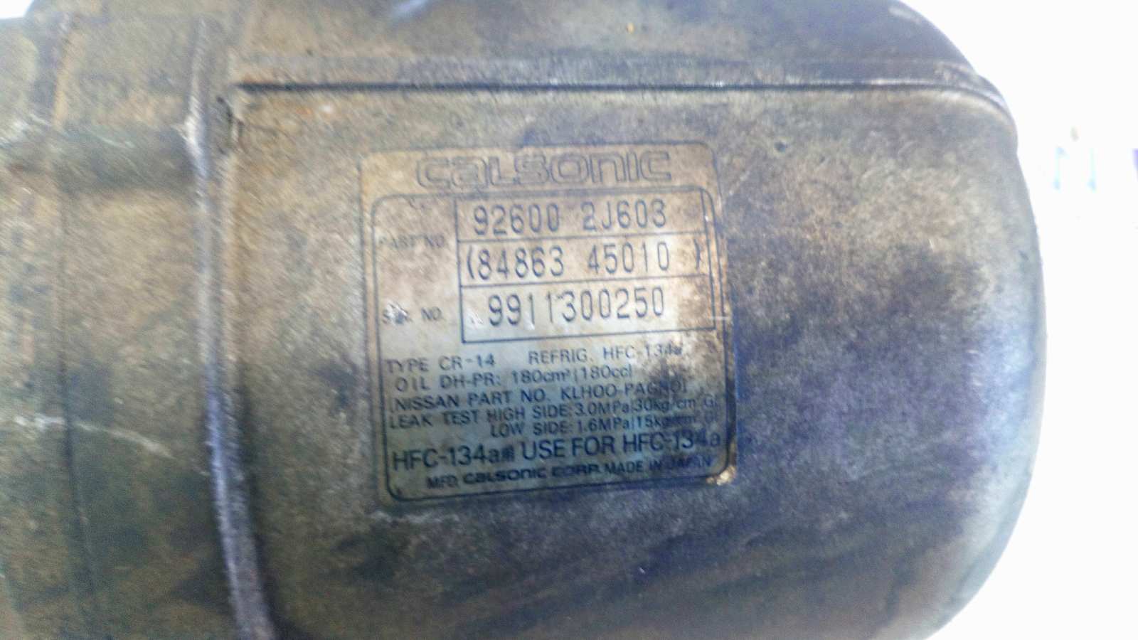 COMPRESOR AIRE ACONDICIONADO NISSAN PRIMERA BERLINA (P11) - vista 5