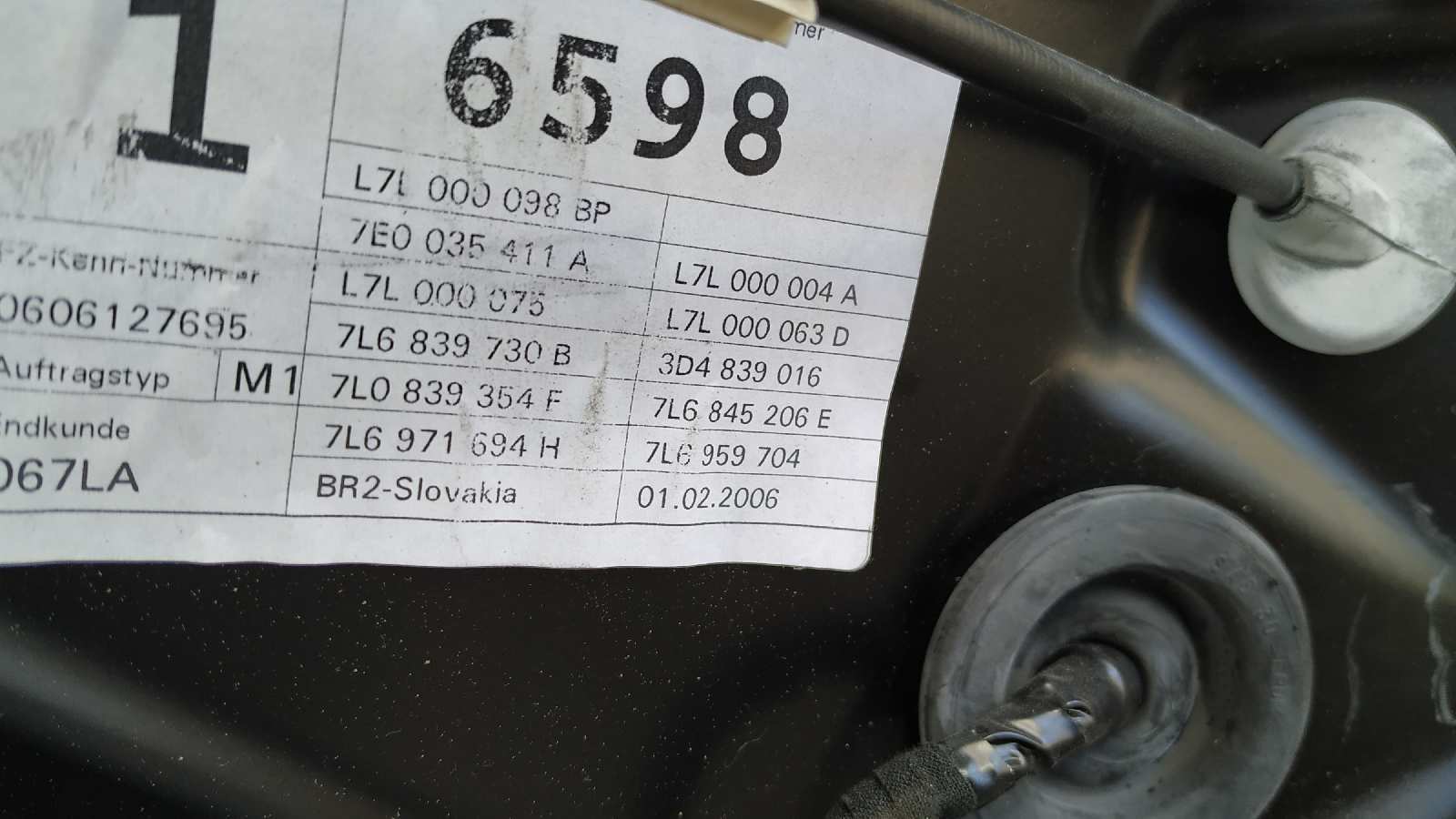 ELEVALUNAS TRASERO DERECHO VOLKSWAGEN TOUAREG (7LA) - vista 3