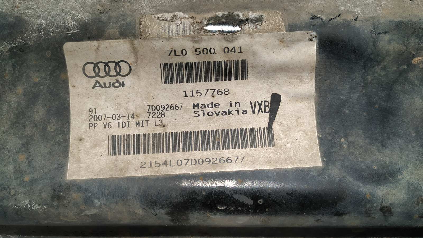 PUENTE TRASERO AUDI Q7 (4L) - vista 7