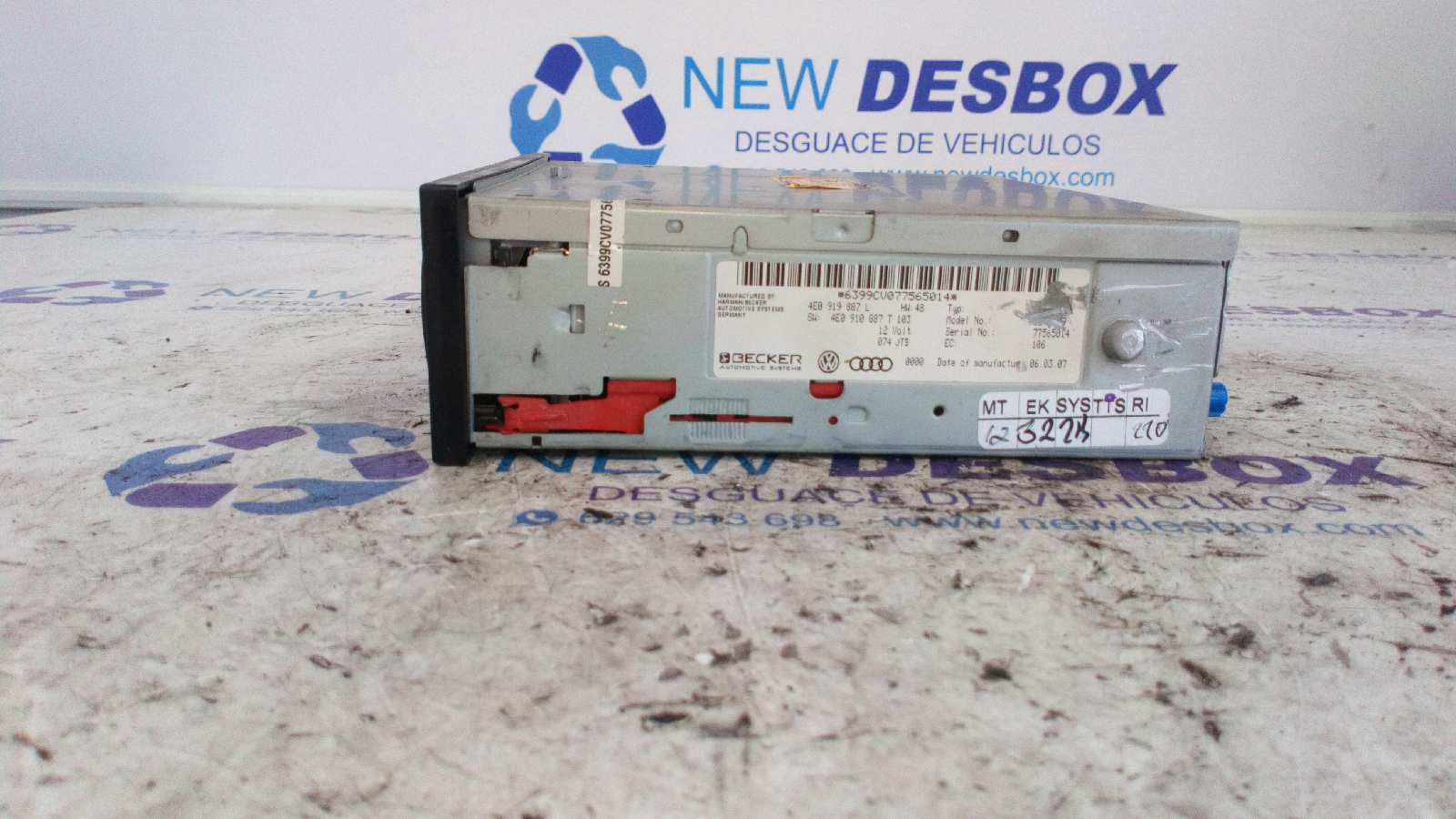 SISTEMA NAVEGACION GPS AUDI Q7 (4L) - vista 2