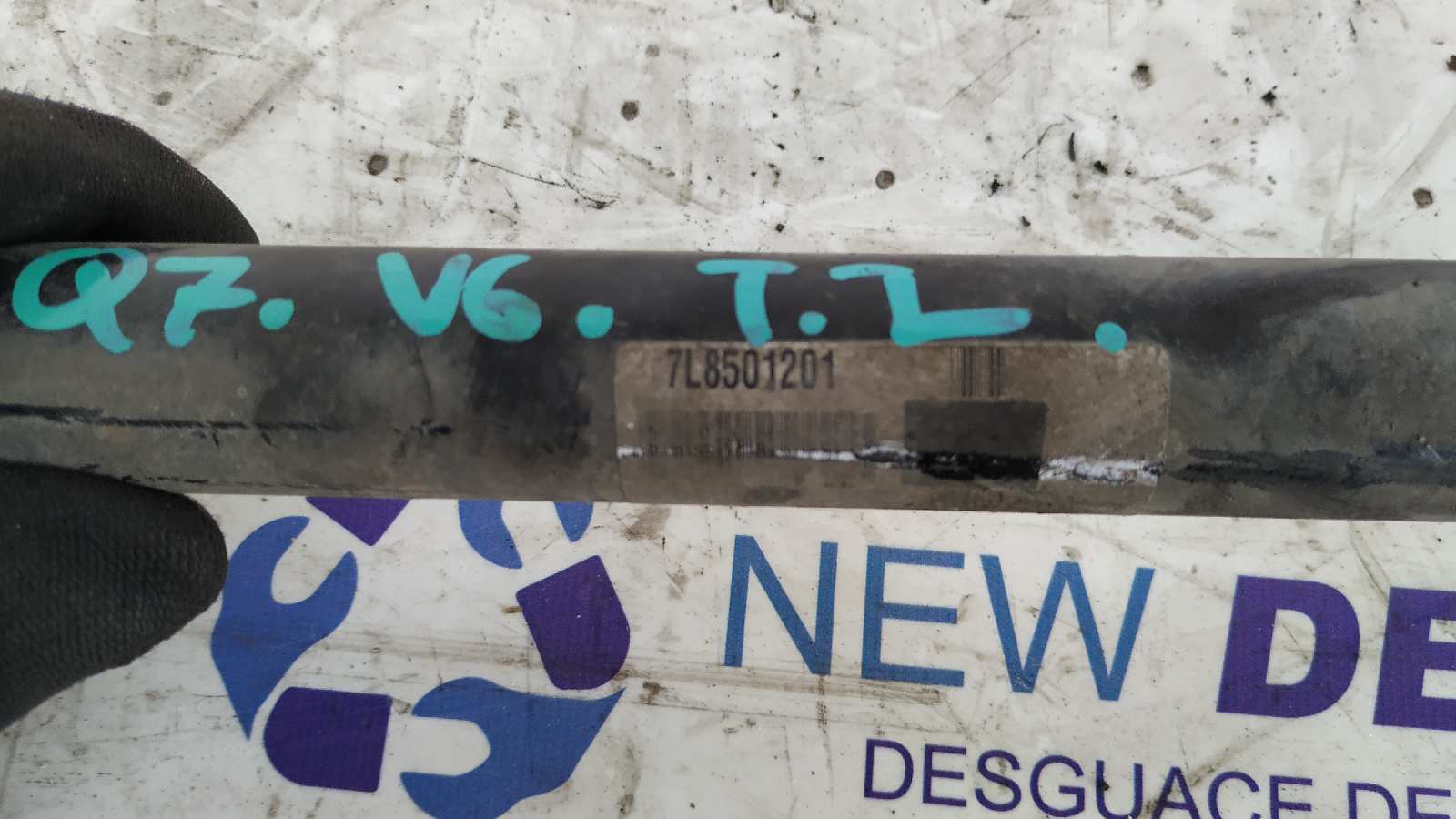 TRANSMISION TRASERA IZQUIERDA AUDI Q7 (4L) - vista 3