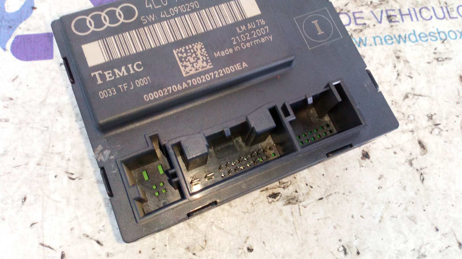 CENTRALITA CIERRE AUDI Q7 (4L) - vista 4