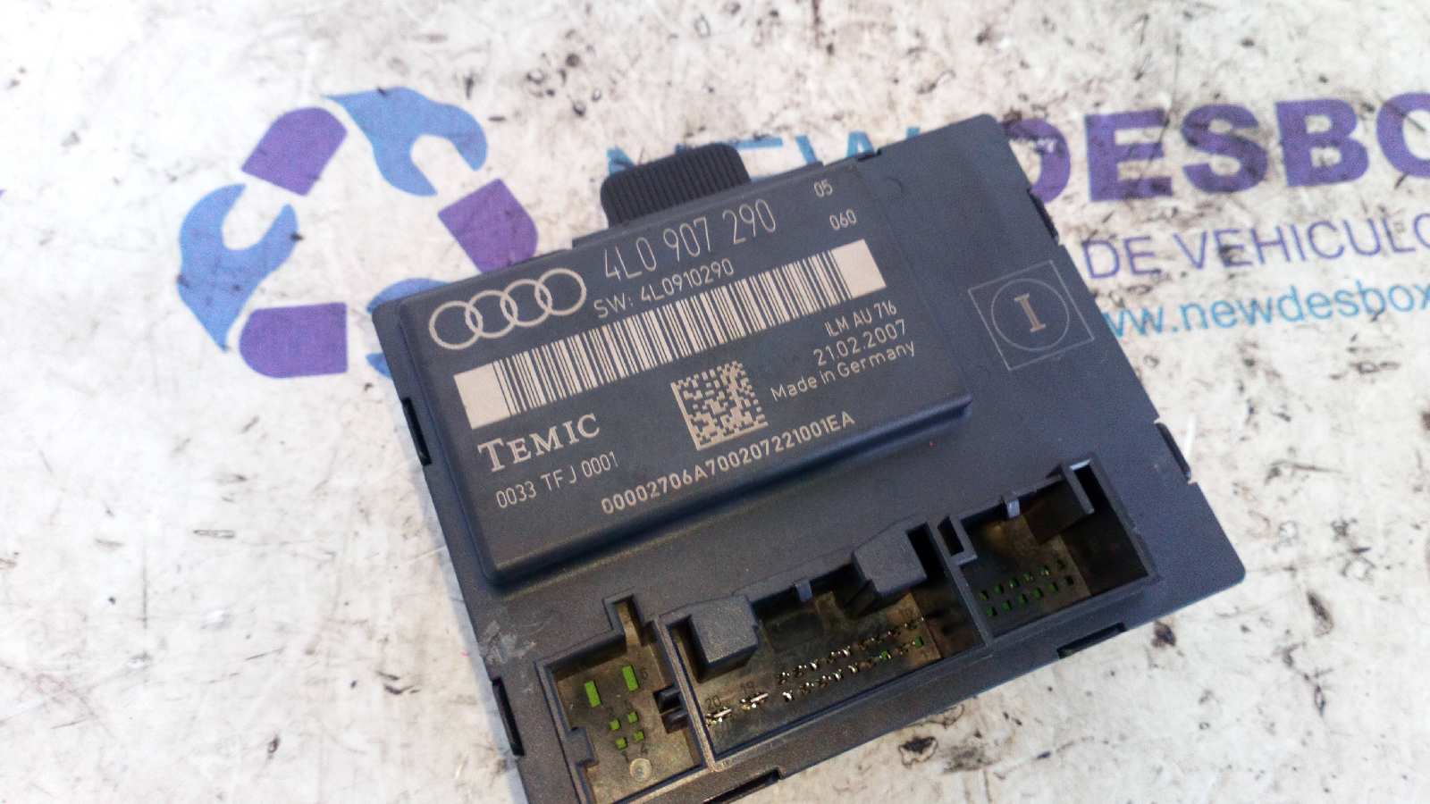 CENTRALITA CIERRE AUDI Q7 (4L) - vista 2