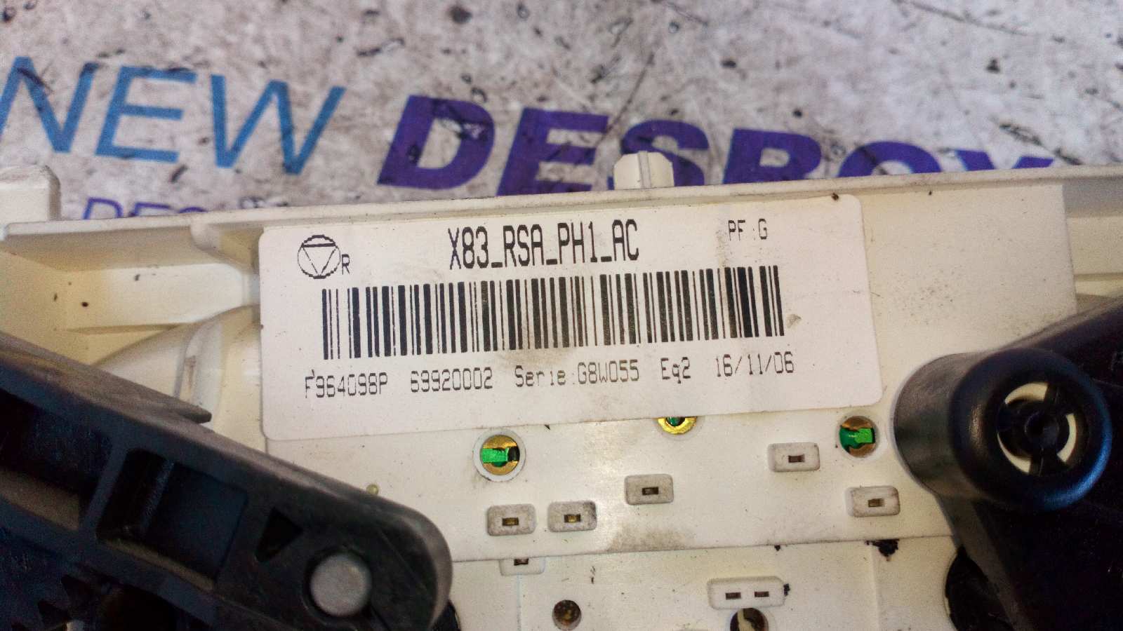 MANDO CALEFACCION / AIRE ACONDICIONADO VOLKSWAGEN POLO (9N1) - vista 2