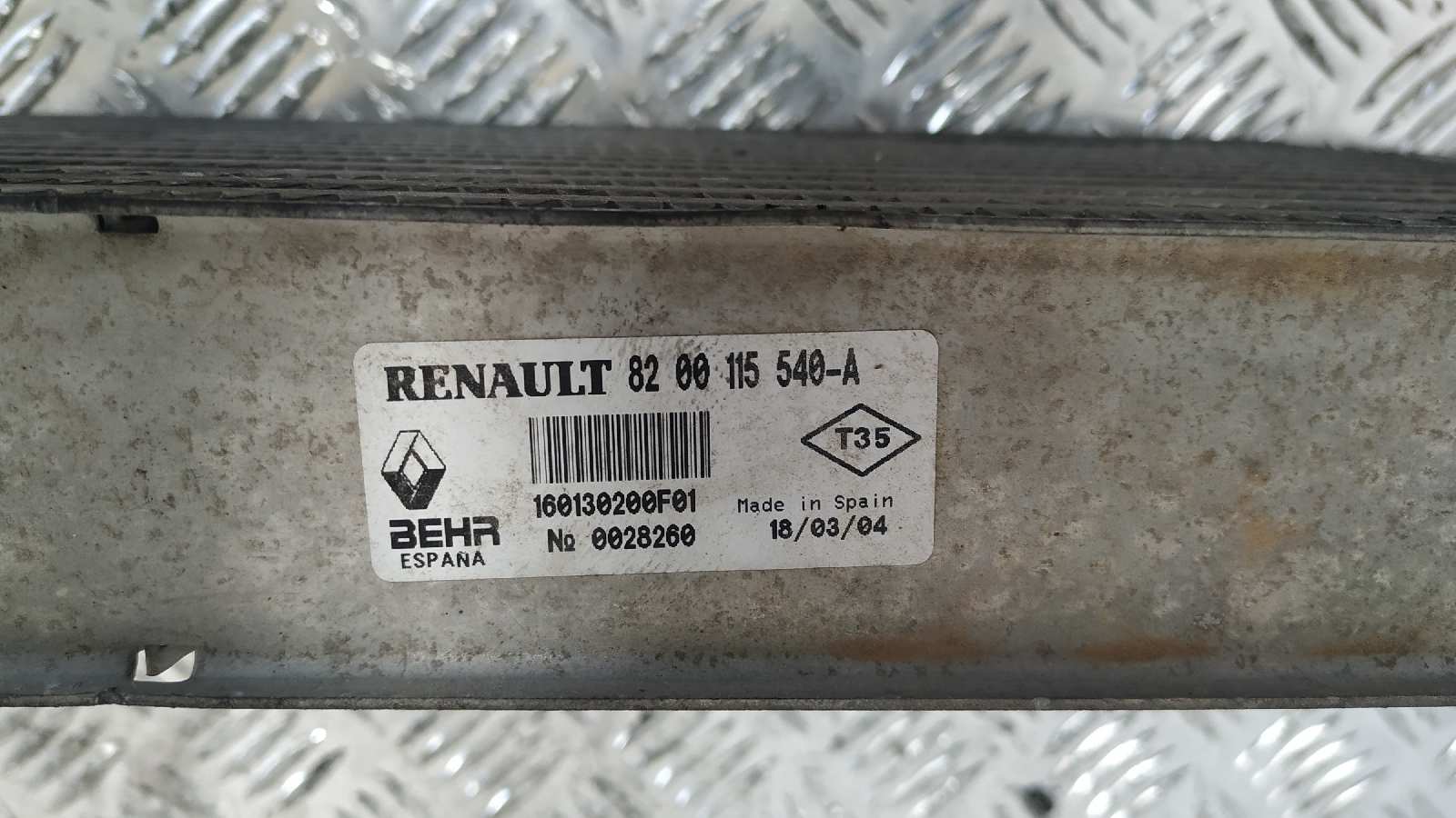 INTERCOOLER RENAULT MEGANE II BERLINA 3P - vista 3