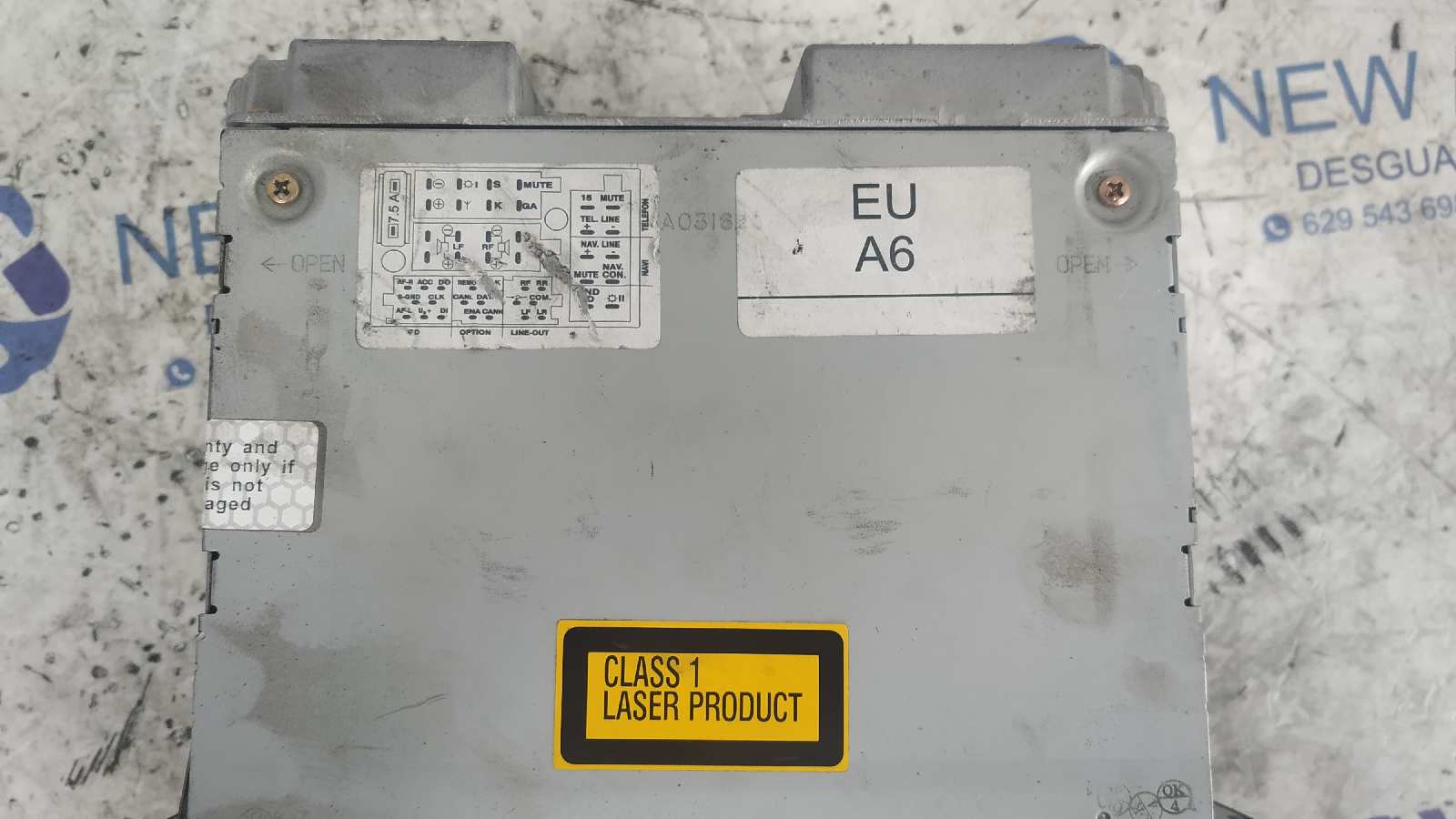 SISTEMA AUDIO / RADIO CD AUDI A6 BERLINA (4B2) - vista 2