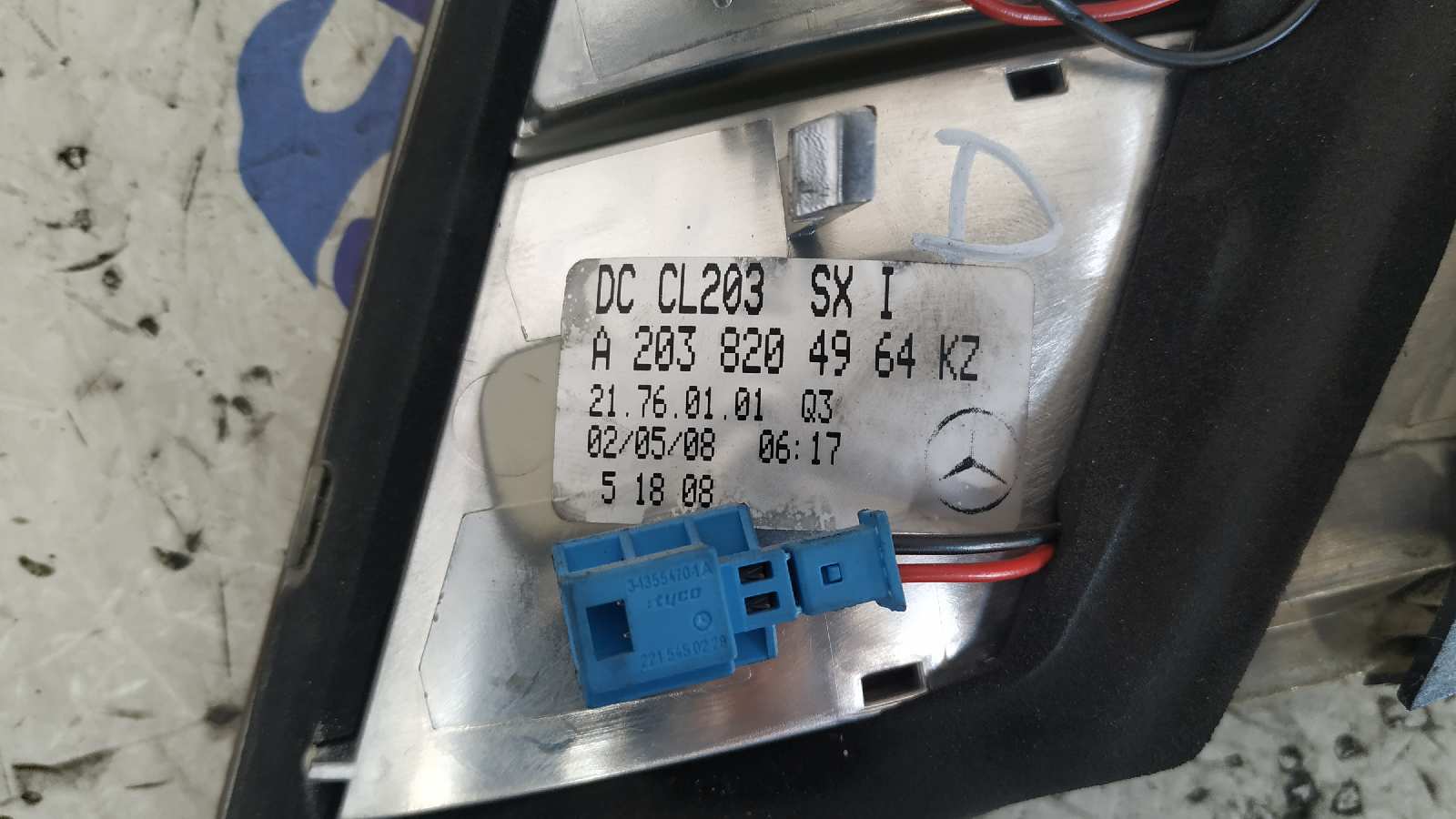 PILOTO PORTON IZQUIERDO MERCEDES-BENZ CLASE CLC (CL203) CLC - vista 2