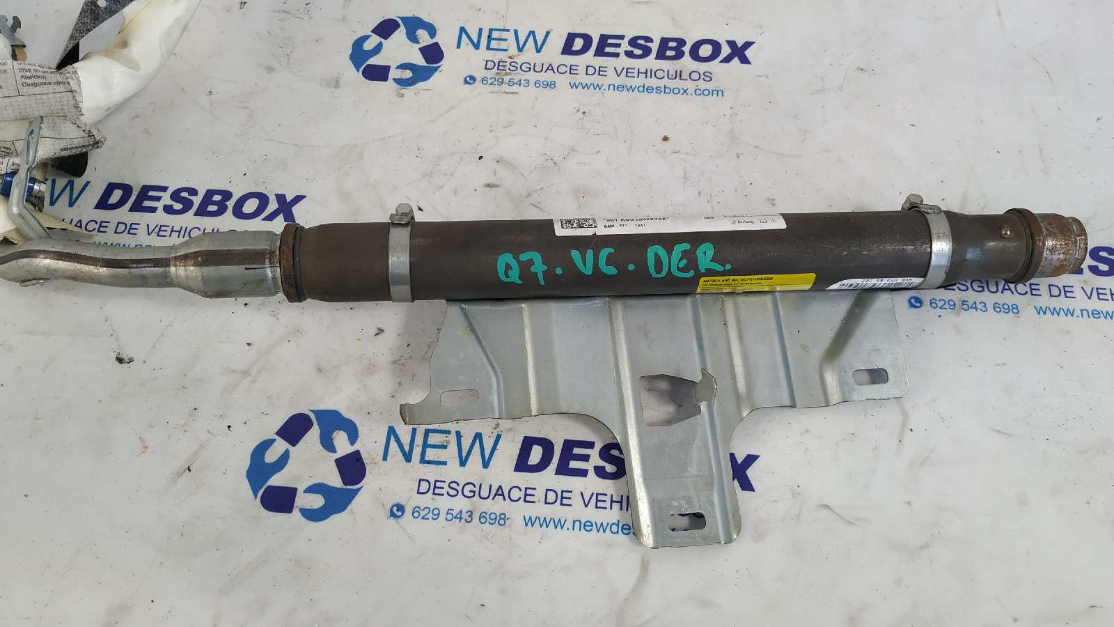 AIRBAG CORTINA DELANTERO DERECHO AUDI Q7 (4L) - vista 2