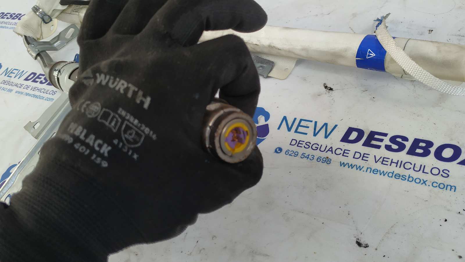 AIRBAG CORTINA DELANTERO IZQUIERDO AUDI Q7 (4L) - vista 3