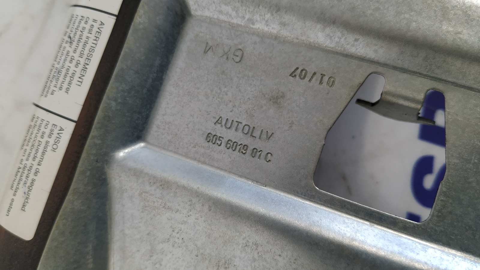 AIRBAG CORTINA DELANTERO IZQUIERDO AUDI Q7 (4L) - vista 4