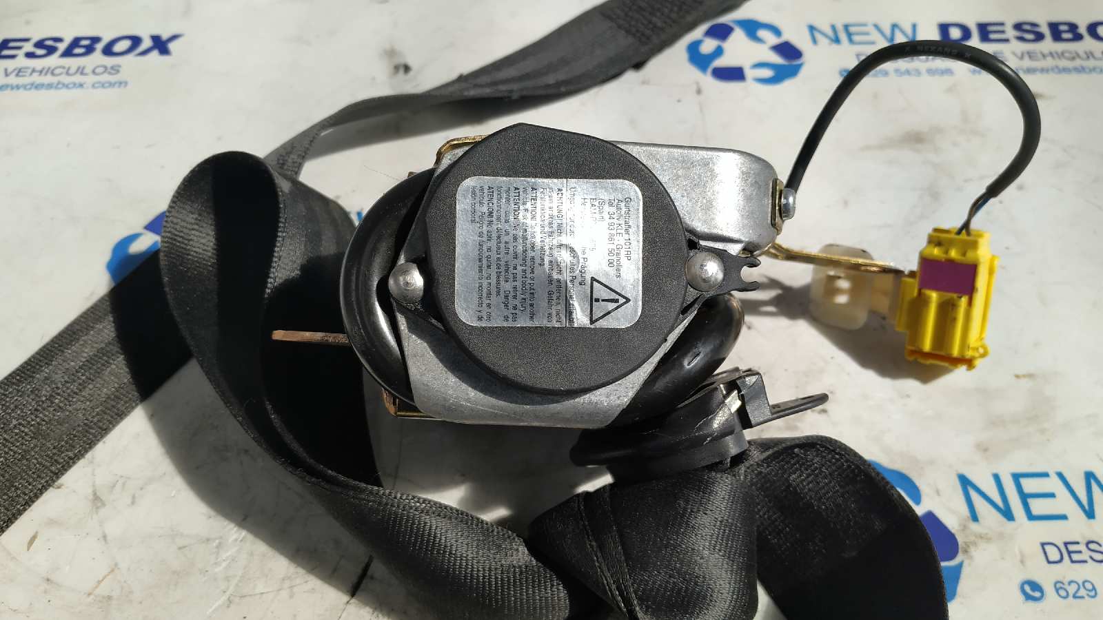 CINTURON DELANTERO DERECHO VOLKSWAGEN POLO (9N1) - vista 5