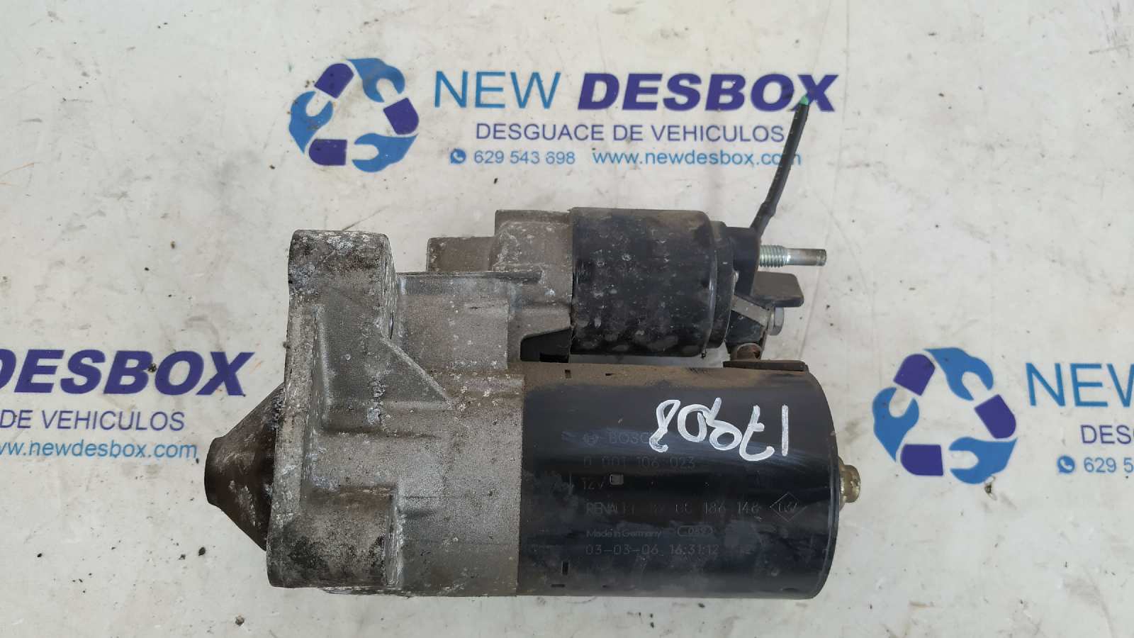 MOTOR ARRANQUE RENAULT LAGUNA II (BG0)