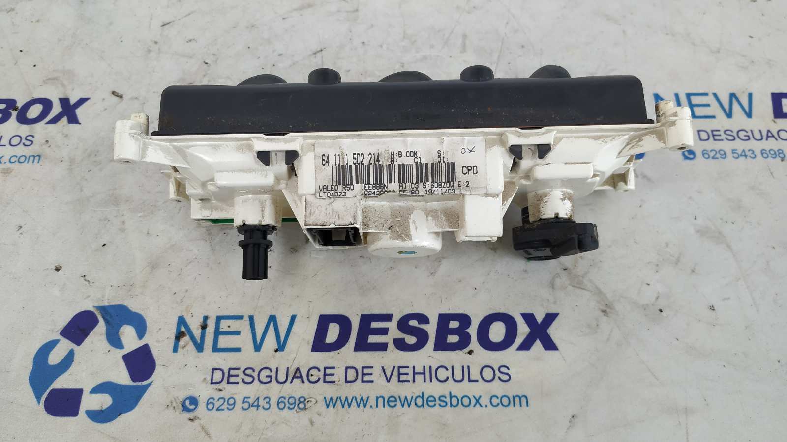 MANDO CALEFACCION / AIRE ACONDICIONADO BMW MINI (R50,R53) - vista 3