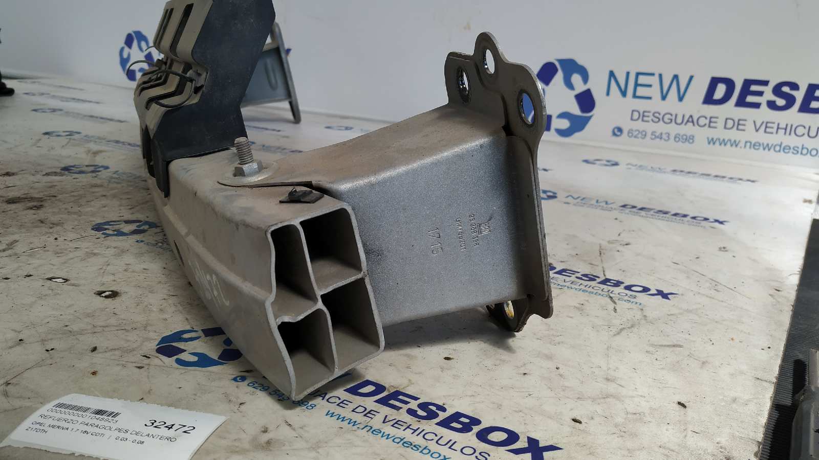 REFUERZO PARAGOLPES DELANTERO OPEL MERIVA - vista 5