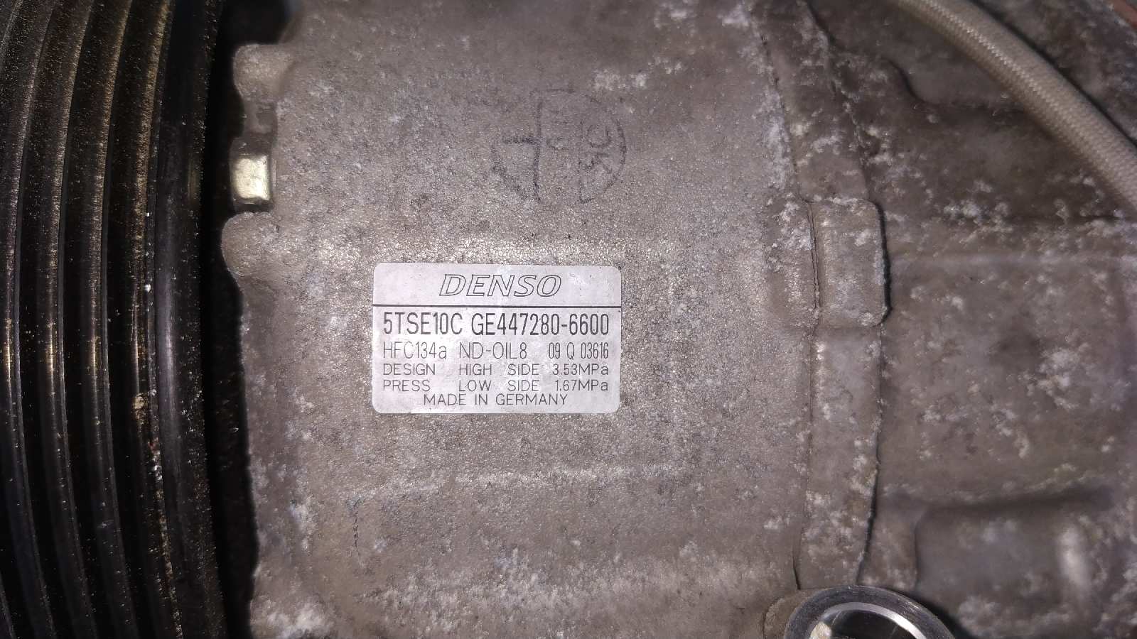 COMPRESOR AIRE ACONDICIONADO TOYOTA AURIS - vista 4