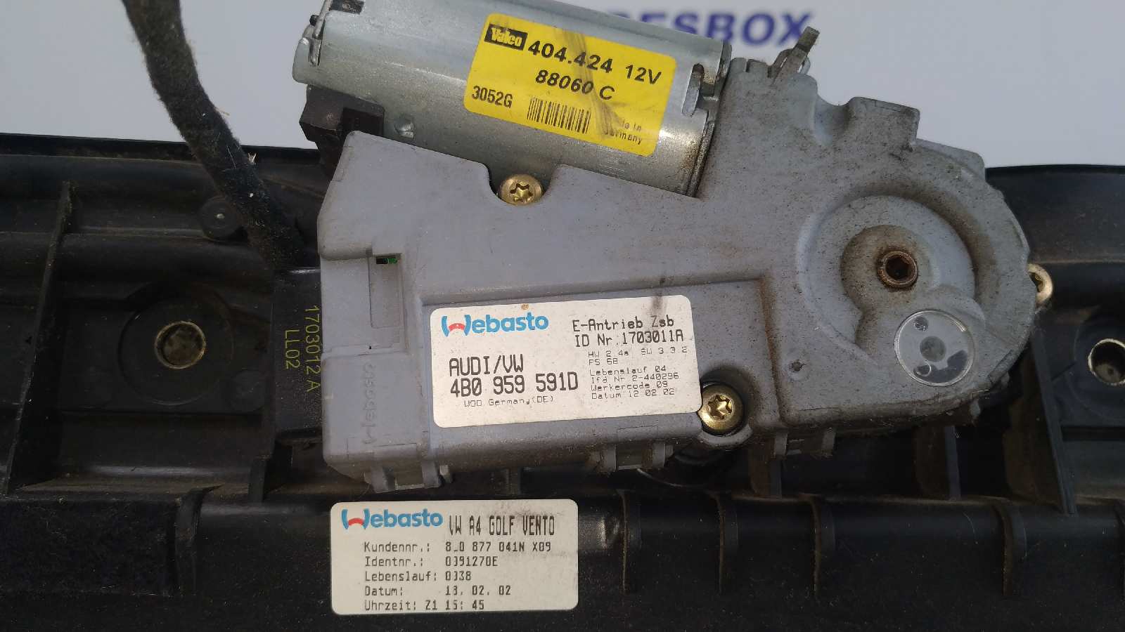 TECHO ELECTRICO VOLKSWAGEN GOLF IV BERLINA (1J1) - vista 2