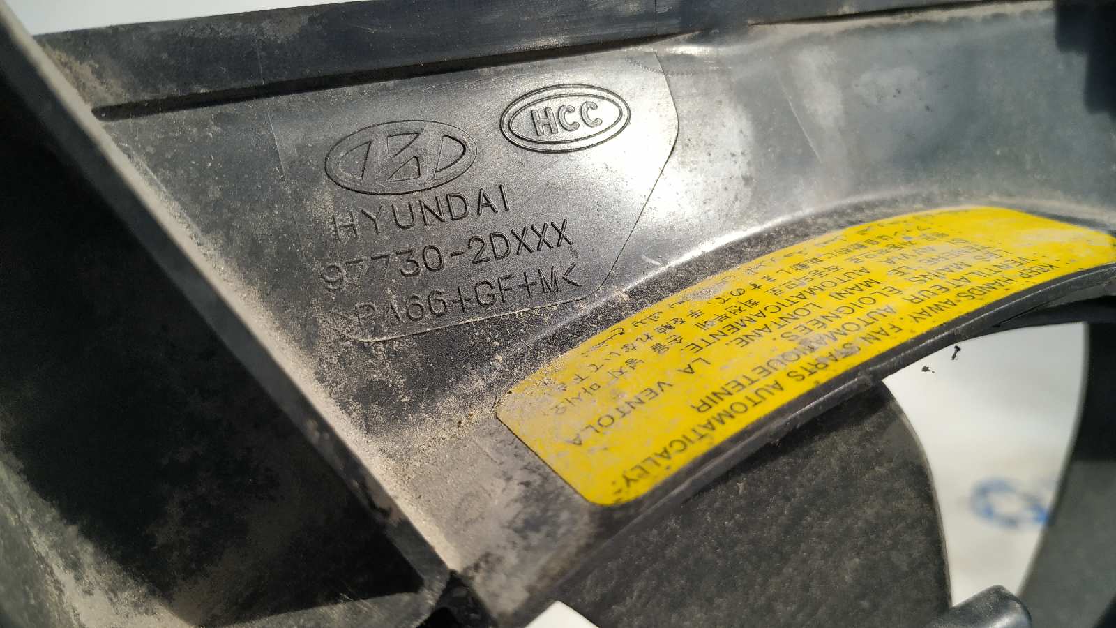 ELECTROVENTILADOR HYUNDAI ELANTRA (XD) - vista 4