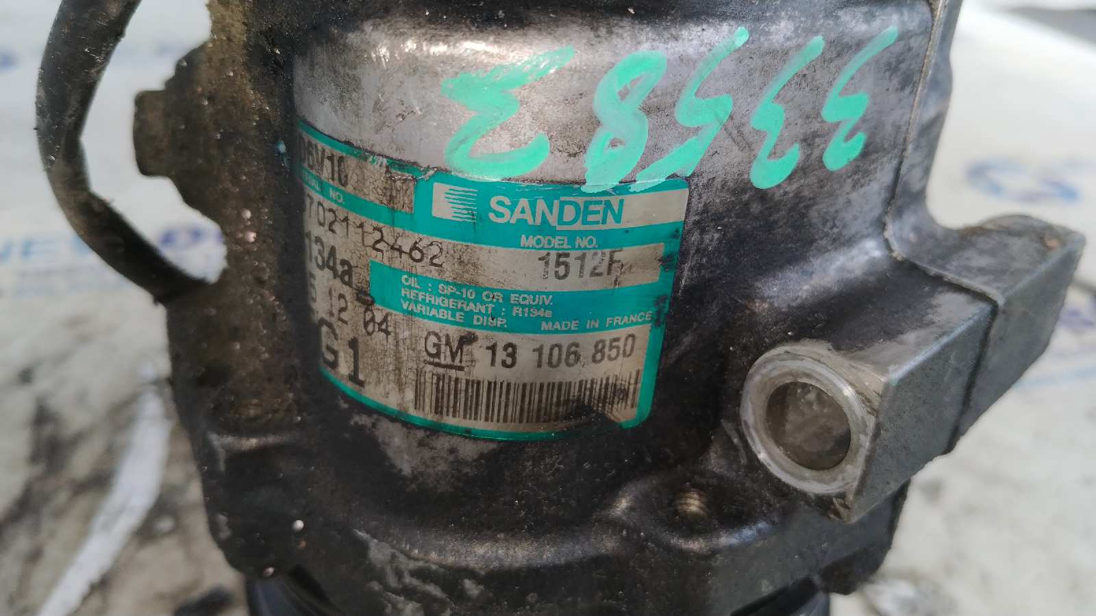 COMPRESOR AIRE ACONDICIONADO OPEL COMBO (CORSA C) - vista 3