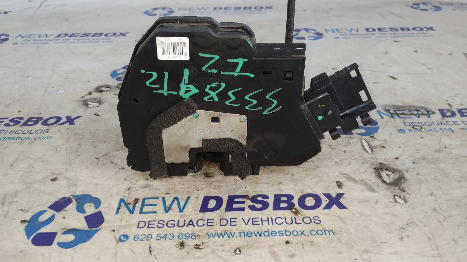 CERRADURA PUERTA TRASERA IZQUIERDA RENAULT FLUENCE - vista 3