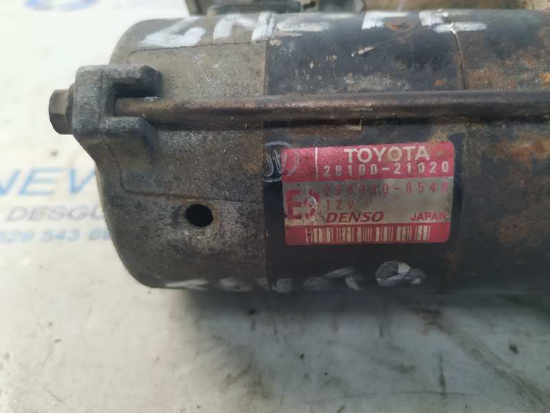 MOTOR ARRANQUE TOYOTA YARIS VERSO (NCP2/NLP2) - vista 2