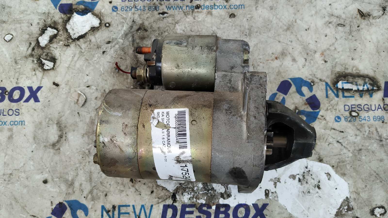 MOTOR ARRANQUE KIA SHUMA II - vista 5
