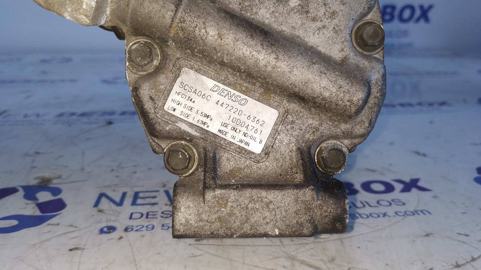 COMPRESOR AIRE ACONDICIONADO TOYOTA COROLLA (E12) - vista 3