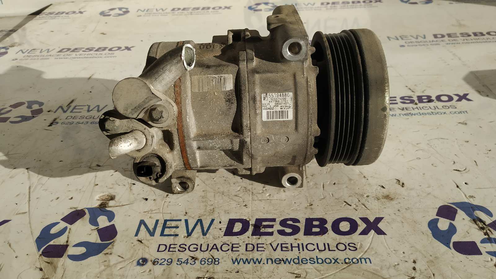 COMPRESOR AIRE ACONDICIONADO FIAT GRANDE PUNTO (199) - vista 2