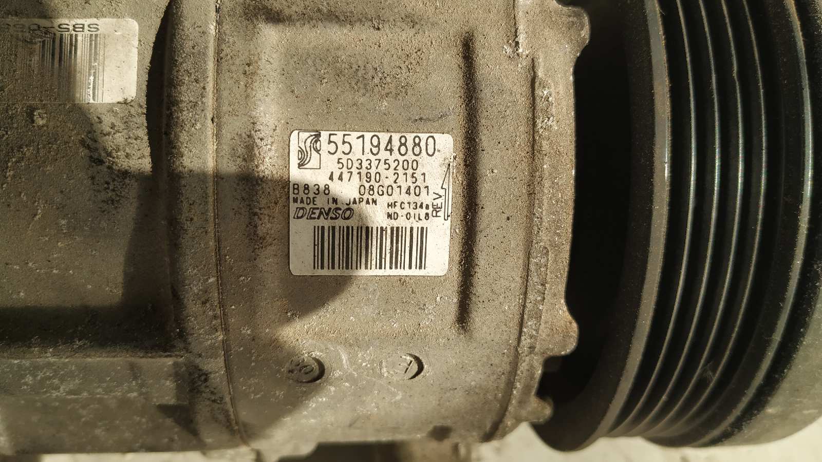 COMPRESOR AIRE ACONDICIONADO FIAT GRANDE PUNTO (199) - vista 8