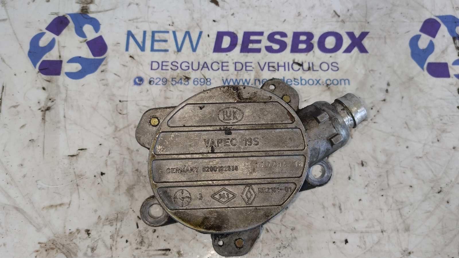 DEPRESOR FRENO / BOMBA VACIO RENAULT ESPACE IV (JK0)