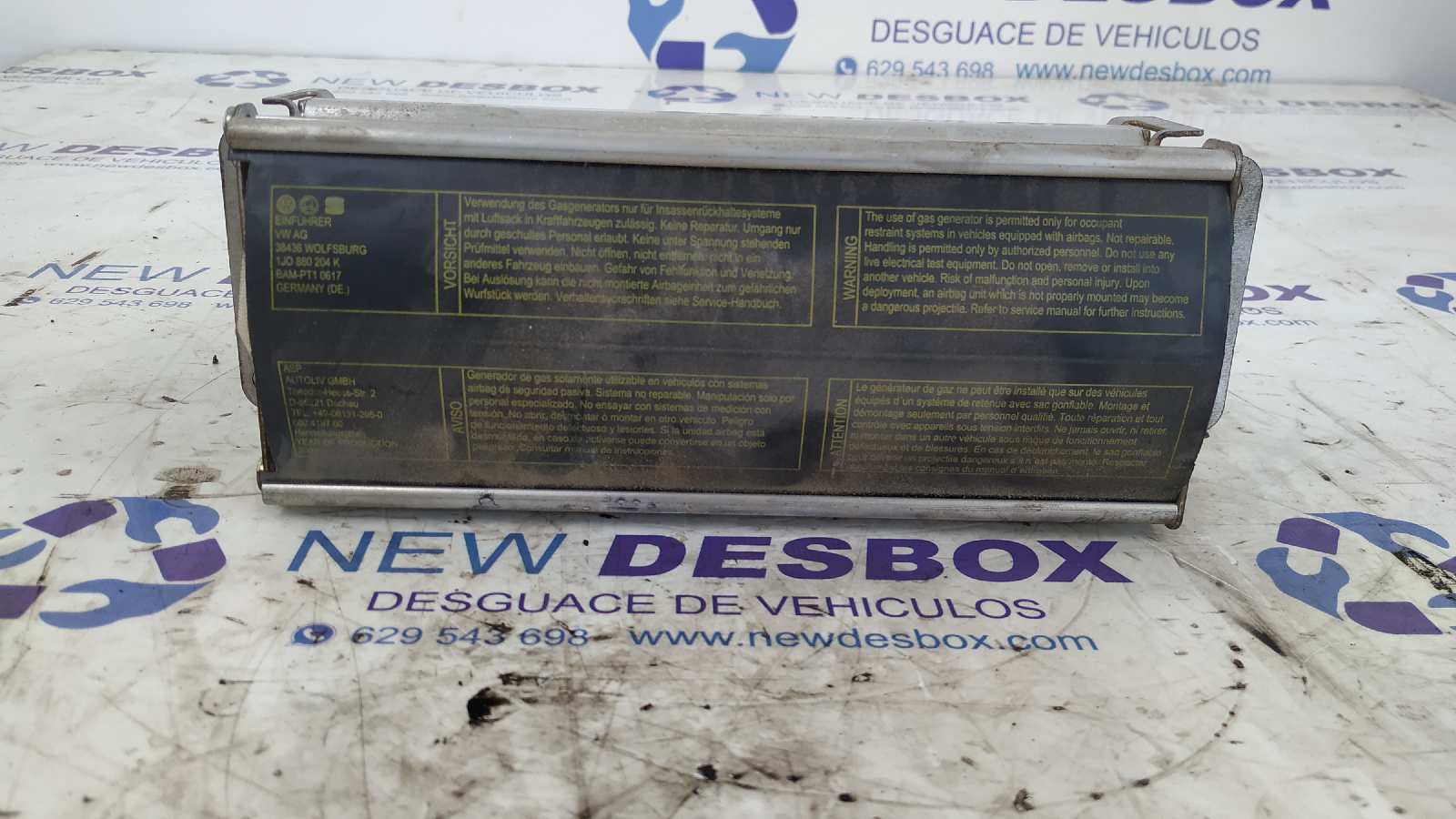 AIRBAG DELANTERO DERECHO VOLKSWAGEN GOLF IV BERLINA (1J1)